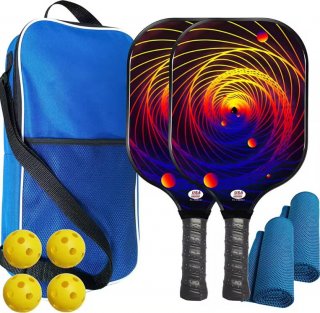High-Quality Factory-Approved USAPA Lightweight Fiberglass Pickleball Paddle Set - Customizable Options Available