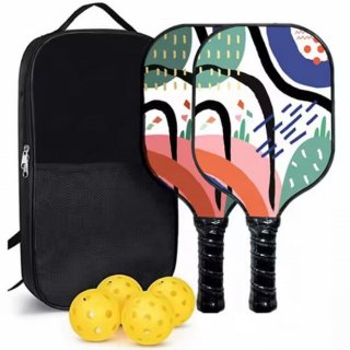 Hot-Selling Factory Price Custom Outdoor Pickleball Paddle Set with Pickleballs