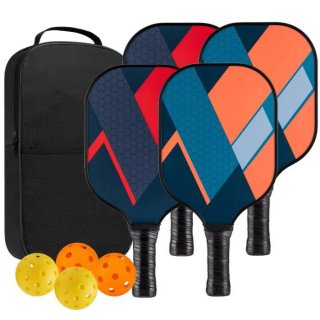Hot Selling Best Price Fiberglass Pickleball Paddle Set - 4 Paddles Included
