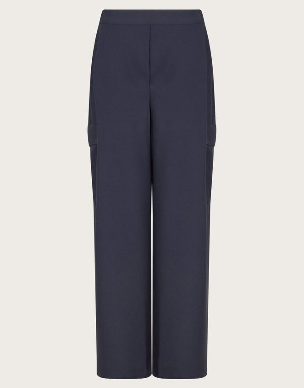 Monsoon Jody Cargo Trousers Blue - Image 6