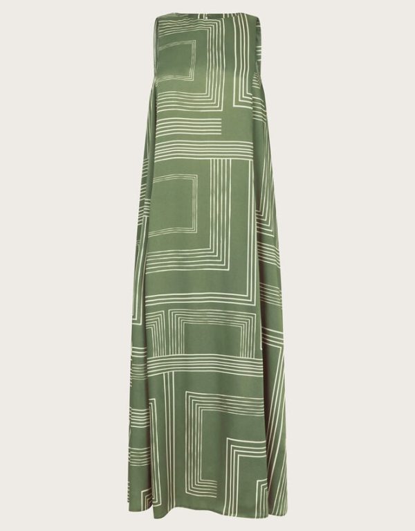 Monsoon Anica Maxi Dress Green - Image 6