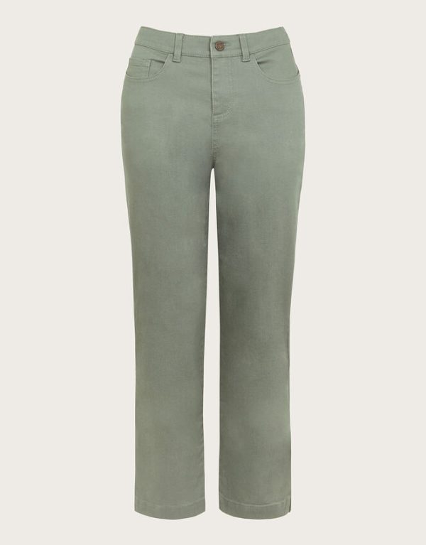 Monsoon Safaia 7/8 Denim Jeans Green - Image 5