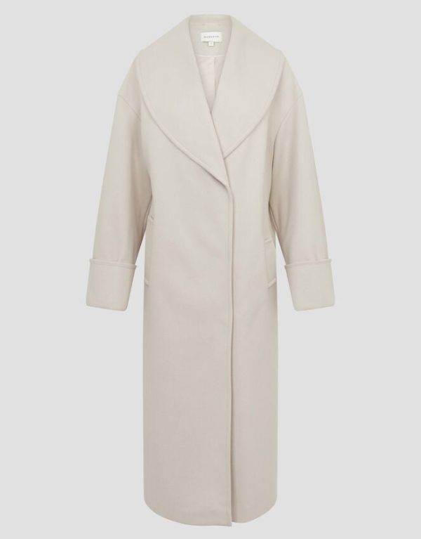 Monsoon Carrie Shawl Coat Ivory - Image 6