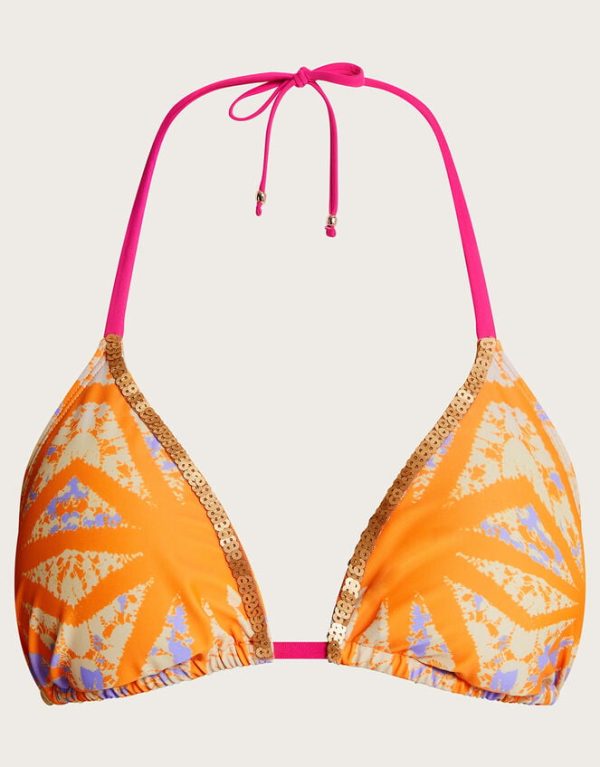 Monsoon Santiago Bikini Top Orange - Image 5