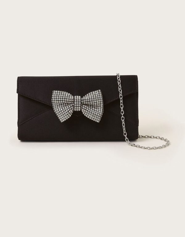 Monsoon Diamante Bow Clutch - Image 2