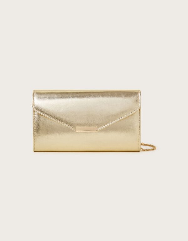 Monsoon Metallic Clutch Bag - Image 2