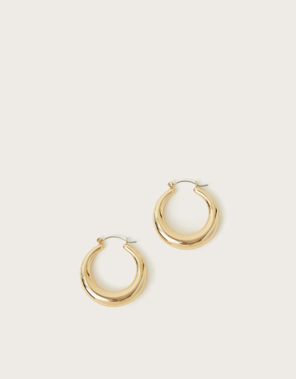 Monsoon Chunky Hoop Earrings - Image 2