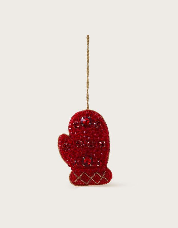 Monsoon Embellished Mitten Christmas Tree Decoration