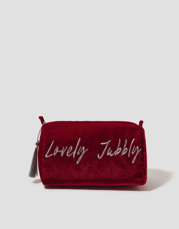 Monsoon Lovely Jubbly Velvet Make Up Bag