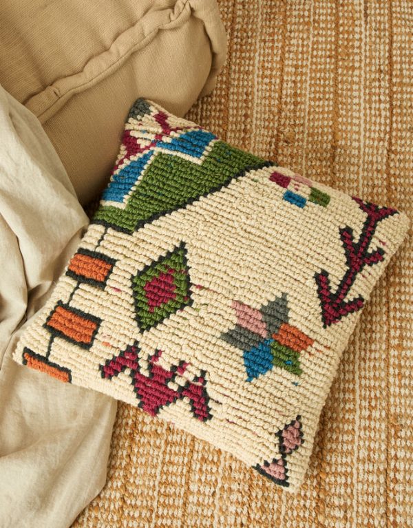 Monsoon Aztec Block Cushion