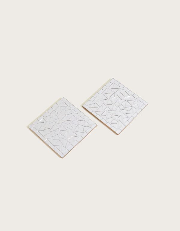 Monsoon Mirrored Coasters Set of Two