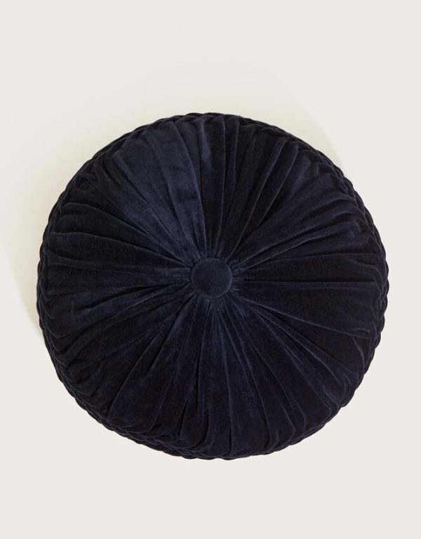 Monsoon Round Smocked Cushion