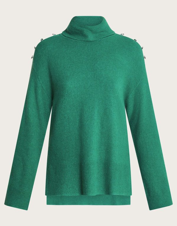 Monsoon Lib Longline JumperGreen - Image 6