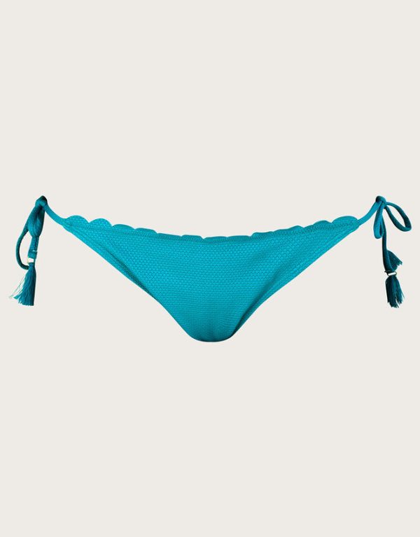 Monsoon Scallop Bikini Bottoms Blue - Image 5