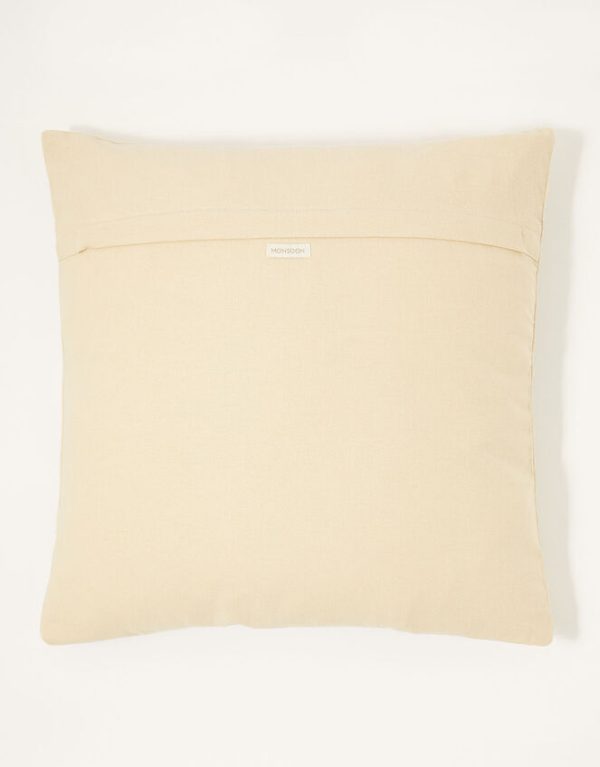 Monsoon Feather Velvet Cushion - Image 2