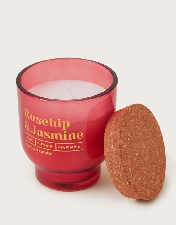 Monsoon Rosehip and Jasmine Scented Candle - Image 2