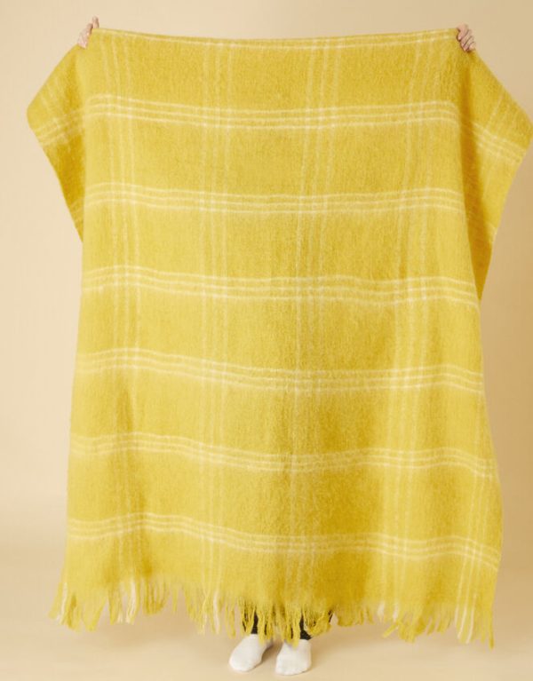 Monsoon Check Blanket Throw - Image 2