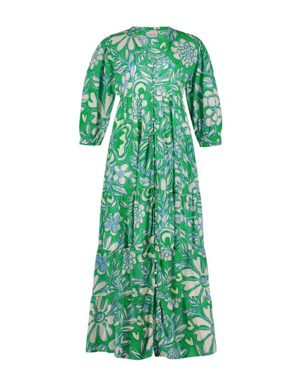 Monsoon Fabienne Chapot Cala Dress Green - Image 5