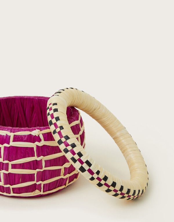 Monsoon 2-Pack Raffia Bangles - Image 3