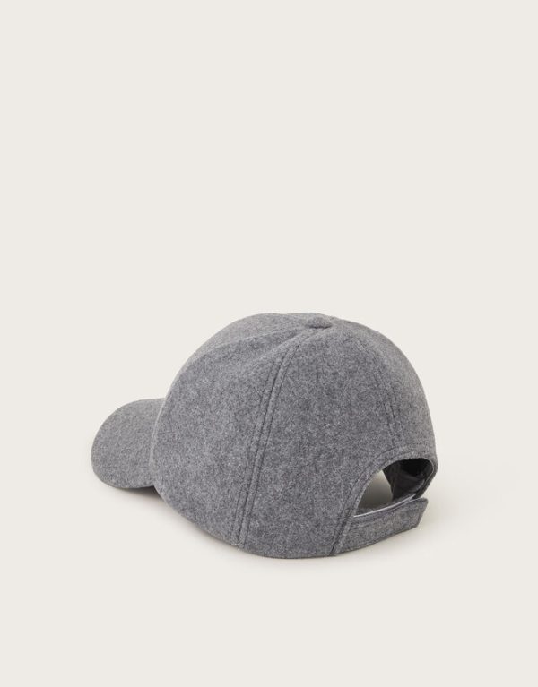 Monsoon Bex Baseball Cap Grey - Image 2