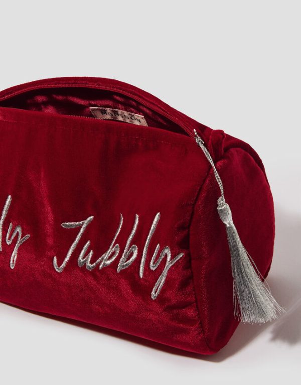 Monsoon Lovely Jubbly Velvet Make Up Bag - Image 3