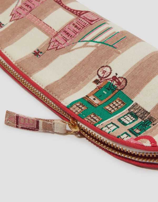 Monsoon Stripe London Print Pencil Case - Image 3