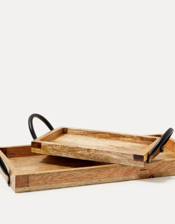 Monsoon Small Wooden Tray - Image 3