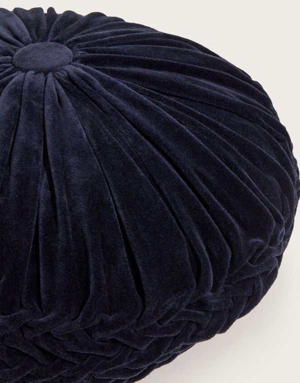 Monsoon Round Smocked Cushion - Image 3