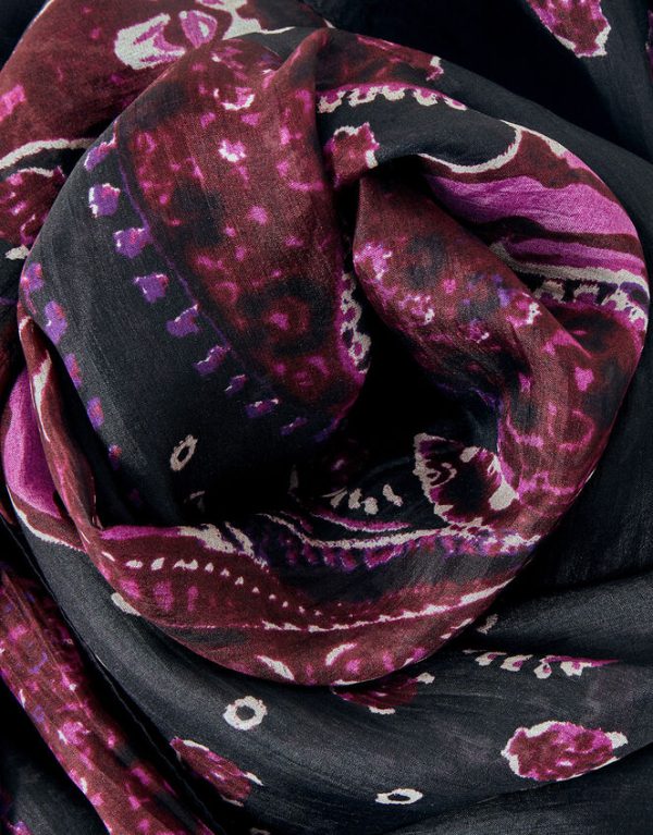 Monsoon Paisley Silk Scarf - Image 3