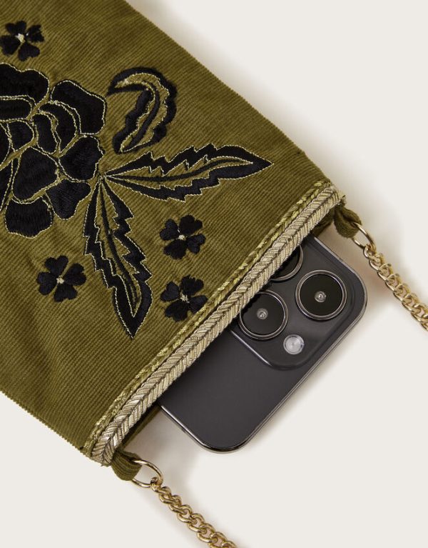 Monsoon Beth Embroidered Phone Bag - Image 4