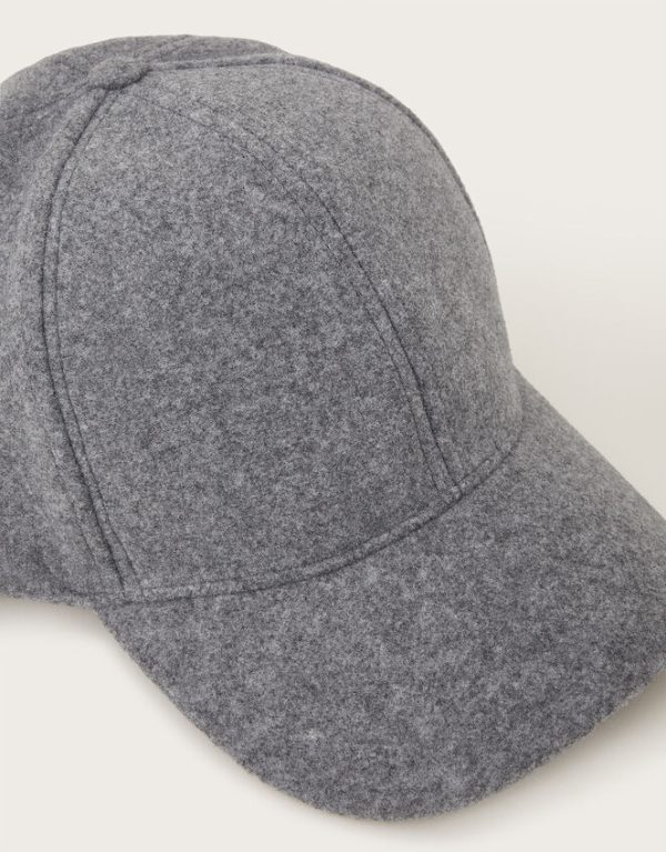 Monsoon Bex Baseball Cap Grey - Image 3