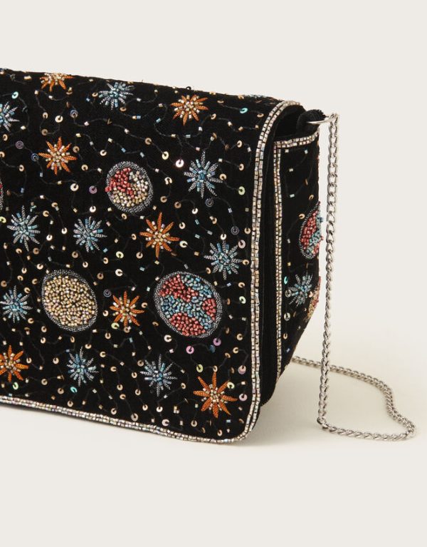 Monsoon Beaded Planet Mini Bag - Image 4