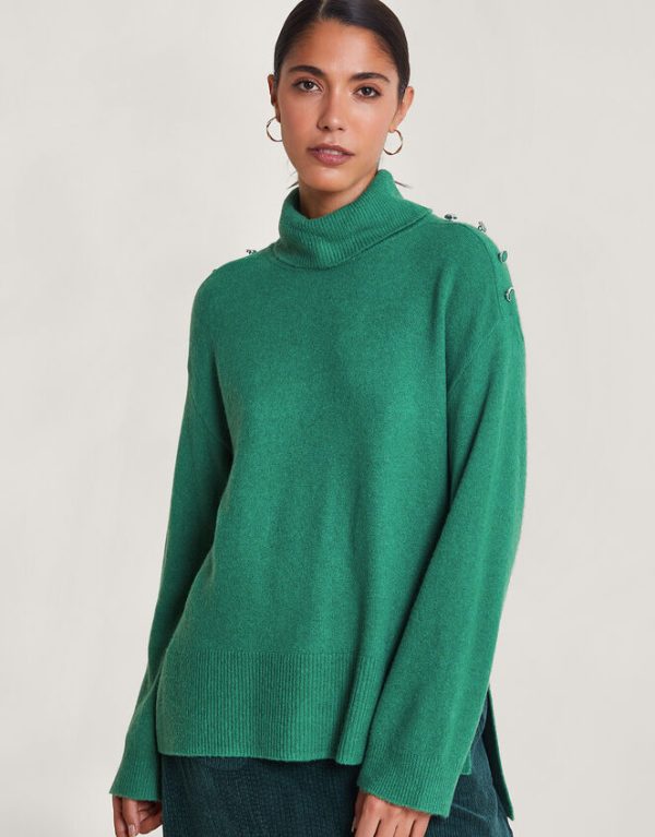 Monsoon Lib Longline JumperGreen - Image 2