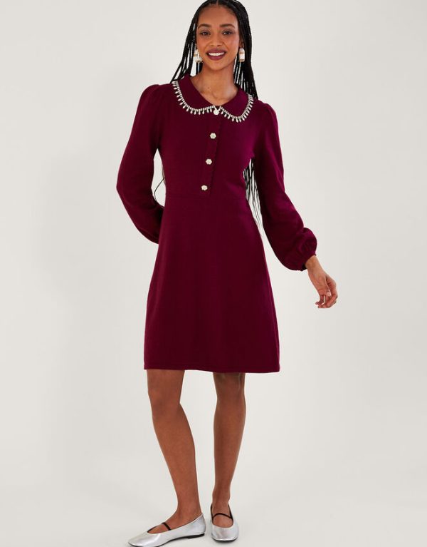 Monsoon Cleo Collar Dress - Image 2