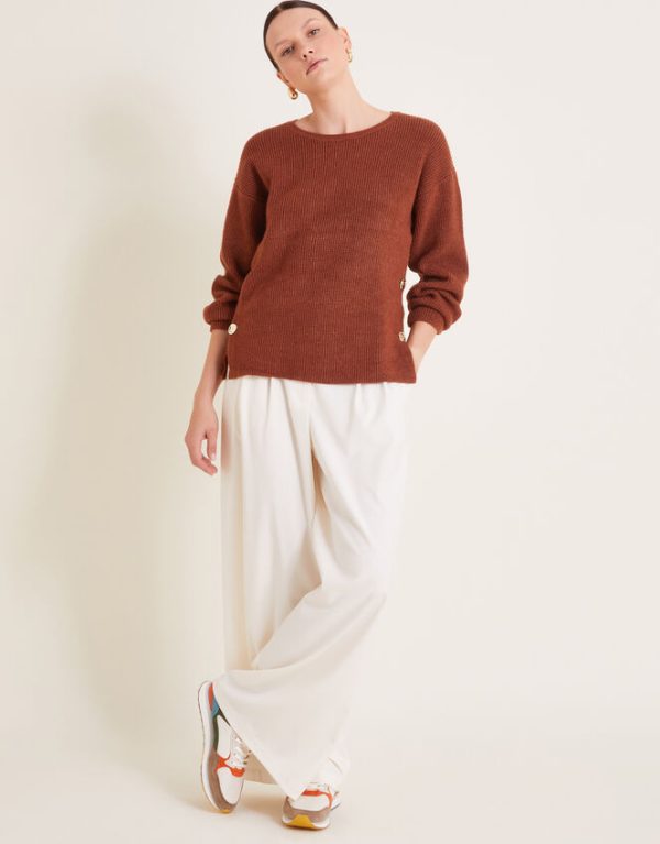 Monsoon Luci Longline Jumper Brown - Image 2