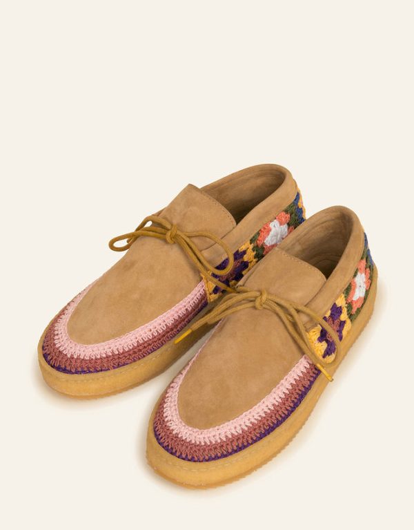 Monsoon Laidback London Komo Suede Moccasins Multi - Image 3