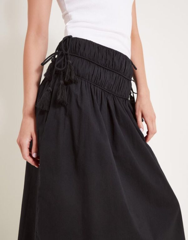 Monsoon Jade Maxi Skirt Black - Image 3