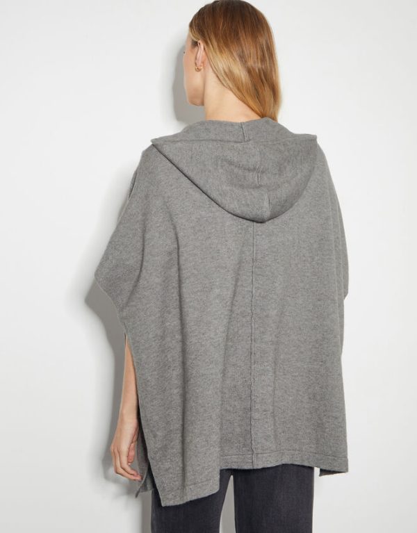 Monsoon Knit Poncho Hoodie - Image 3