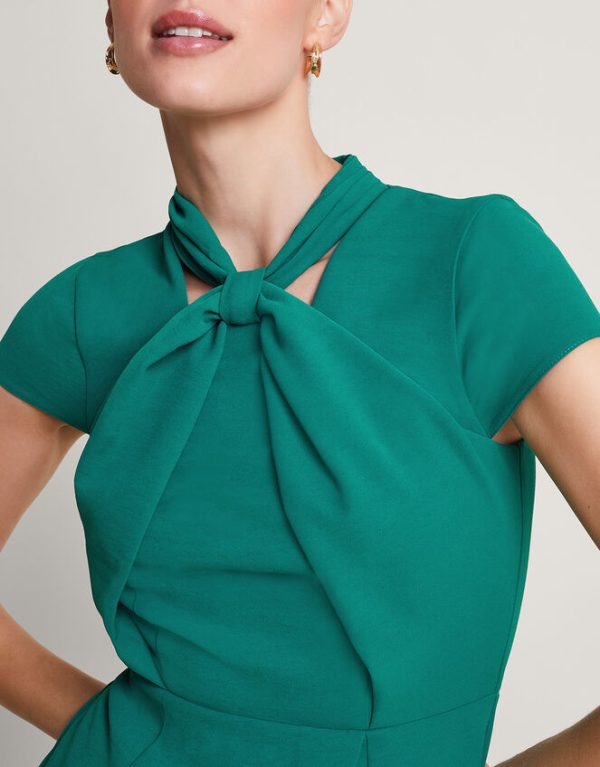 Monsoon Garda Shift Dress Green - Image 2