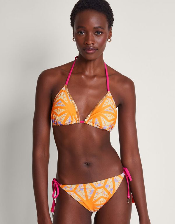 Monsoon Santiago Bikini Top Orange - Image 2