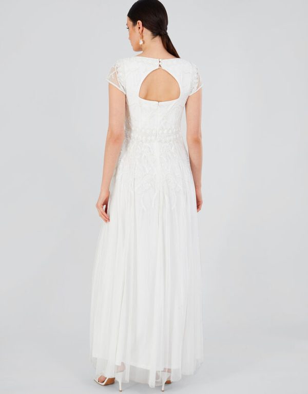 Monsoon Simone Bridal Maxi Dress Ivory - Image 3