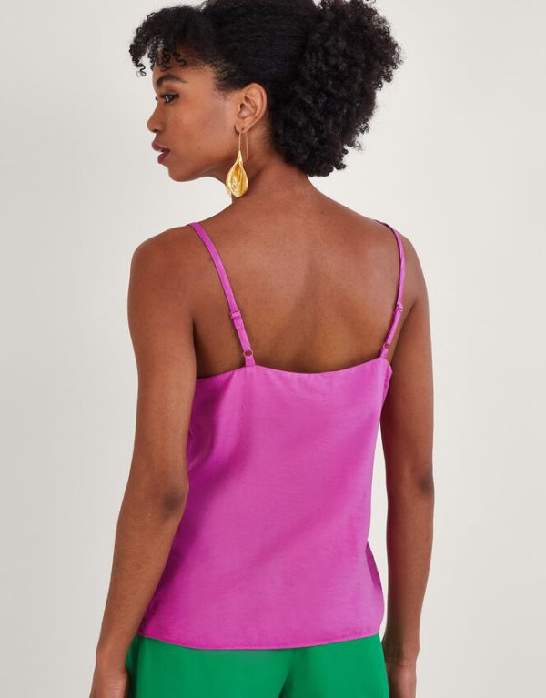 Monsoon Beatrice Cutwork Cami Top Pink - Image 3