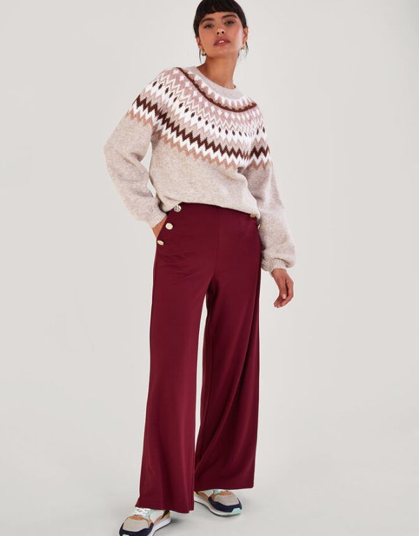 Monsoon Fen Fair Isle Jumper Natural - Image 2