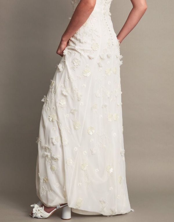 Monsoon Eve Embellished Bridal Dress Ivory - Image 2