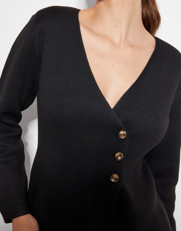 Monsoon Saf Structured Cardigan Black - Image 4