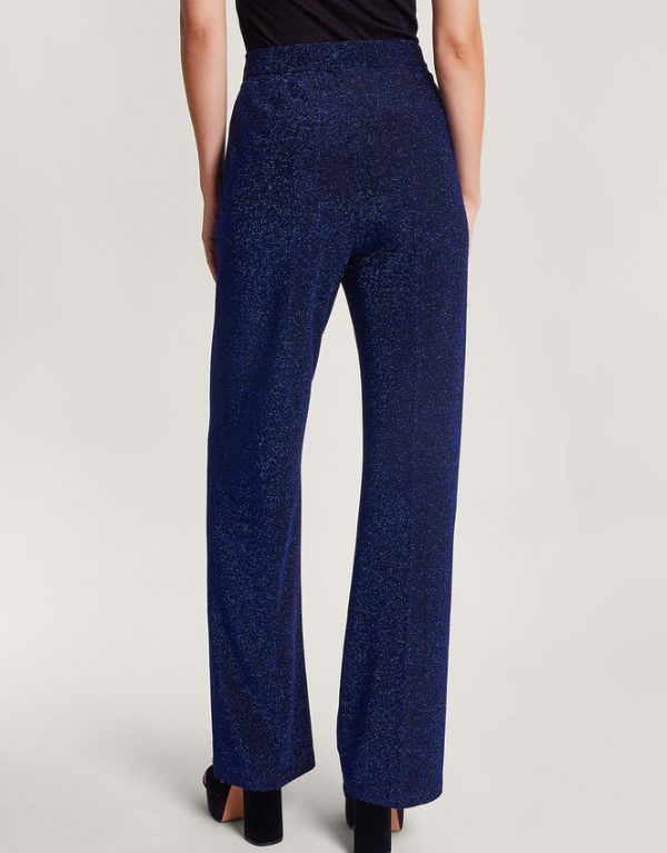 Monsoon Tessa Tinsel Trousers Blue - Image 4