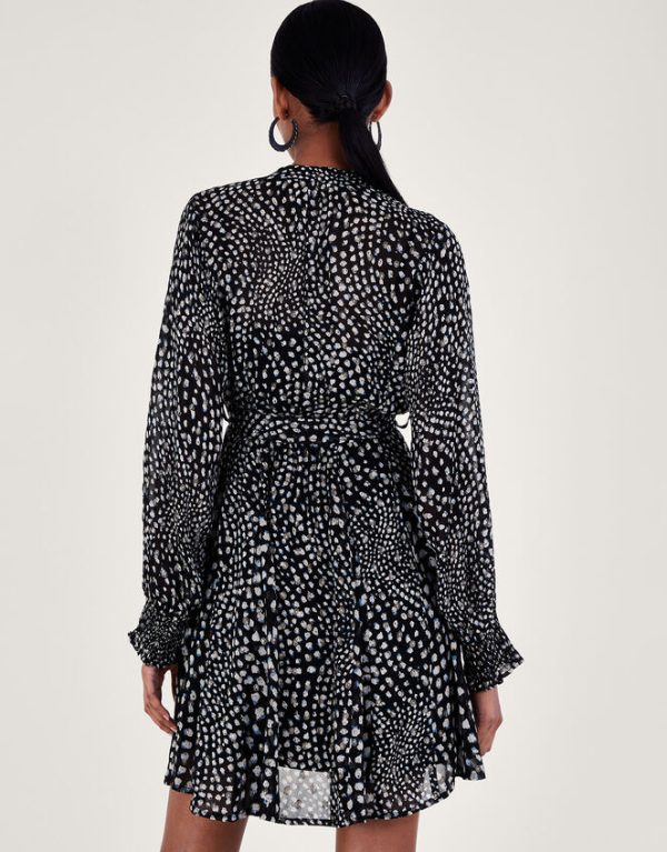 Monsoon Hollis Shirt Dress Black - Image 5