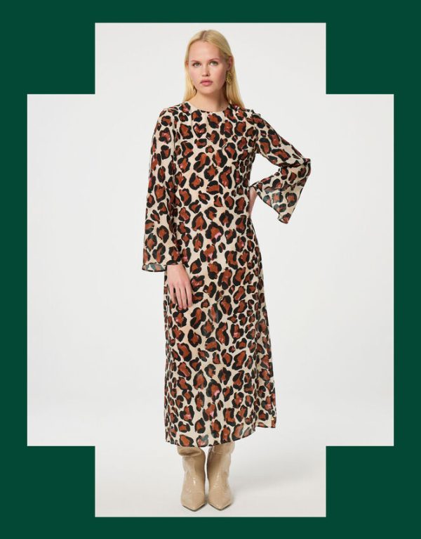 Monsoon Fabienne Chapot Aurora Leopard Print Dress Multi