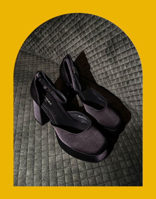 Monsoon Shoe The Bear Platform Heels Black