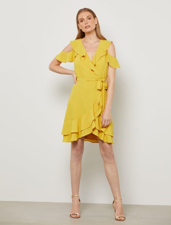 Bcbg Ashlyn Ruffle Dress